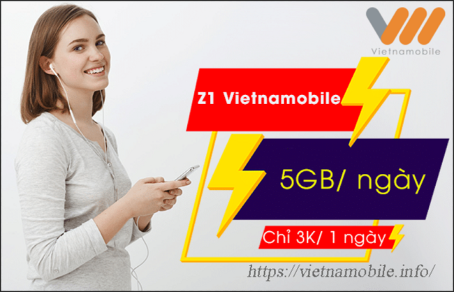 Đăng ký Gói Z1 Vietnamobile ưu đãi data tốc độ cao 2026