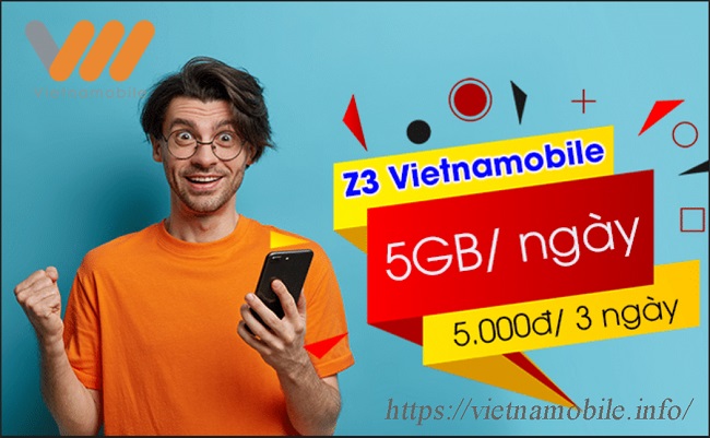 Đăng ký Gói Z3 Vietnamobile ưu đãi data tốc độ cao 2026