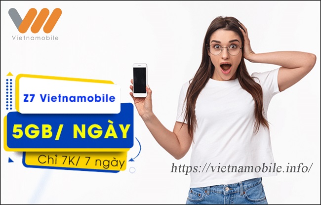 Đăng ký Gói Z7 Vietnamobile ưu đãi data tốc độ cao 2026